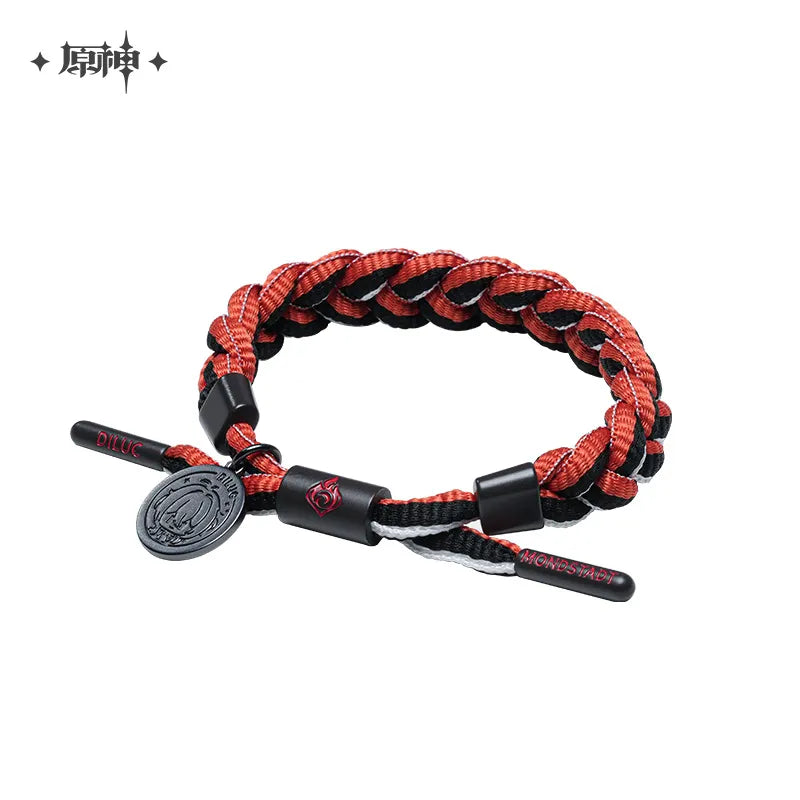 Genshin Impact Character Woven Wrist Cord | Wristband | Wrist Charm Bracelet