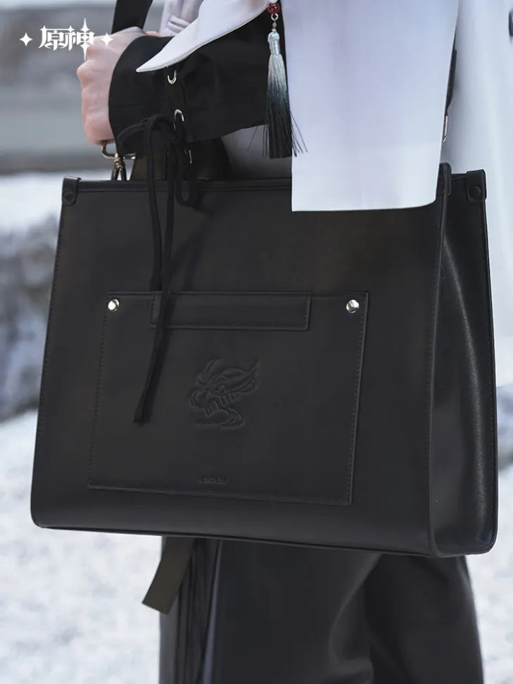 Genshin Impact Shenhe Series Tote Bag – Elegant Frost-Inspired Design