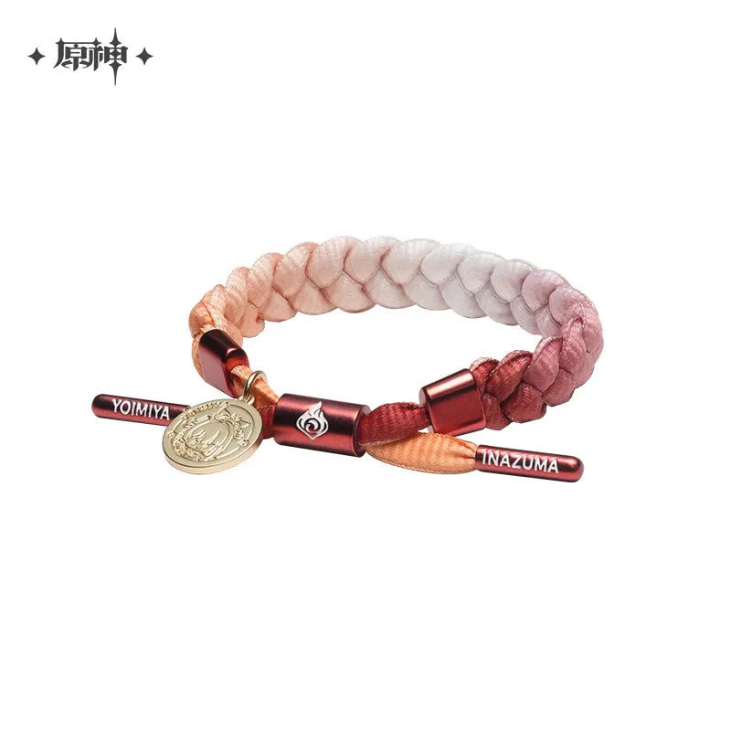 Genshin Impact Character Woven Wrist Cord | Wristband | Wrist Charm Bracelet