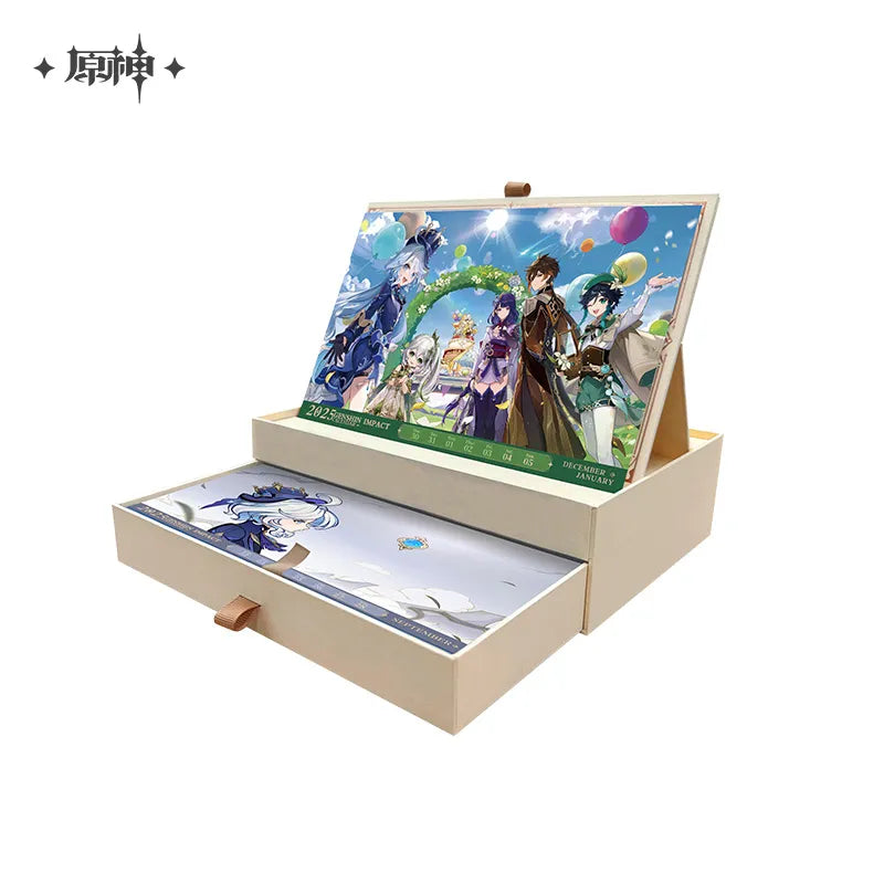 Genshin Impact 2025 Desk Calendar