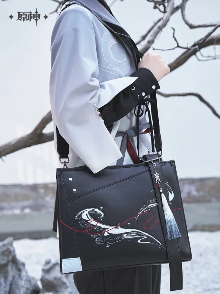 Genshin Impact Shenhe Series Tote Bag – Elegant Frost-Inspired Design