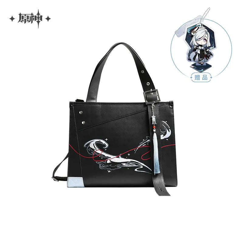 Genshin Impact Shenhe Series Tote Bag – Elegant Frost-Inspired Design