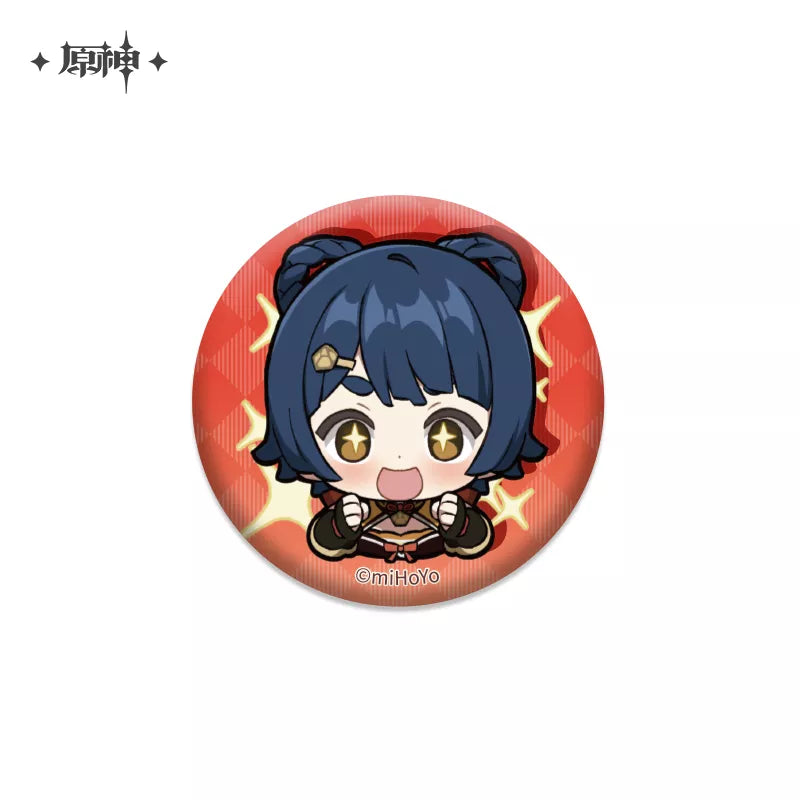 Genshin Impact Chibi Character Badge | Pearl-light Badge | Multi Characters