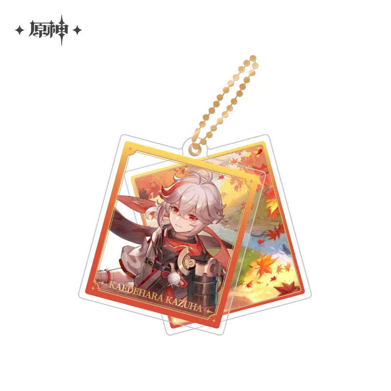 Genshin Impact Characters Double Piece Pendant