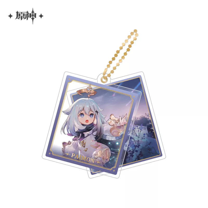 Genshin Impact Characters Double Piece Pendant