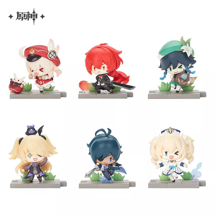 Genshin Impact Battle Series Chibi Action Figures | Gashapon