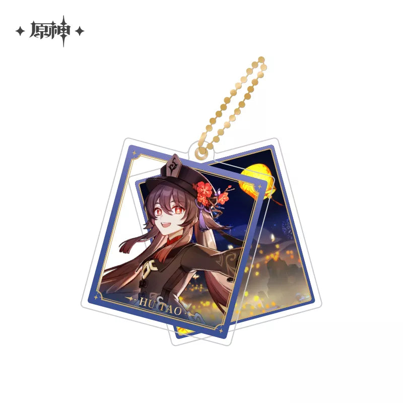 Genshin Impact Characters Double Piece Pendant