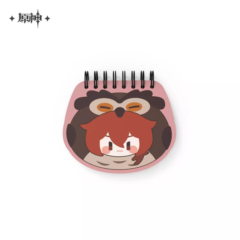 Genshin Impact Teyvat Zoo Series Multi-Character Memo Pad | Mini Notebook