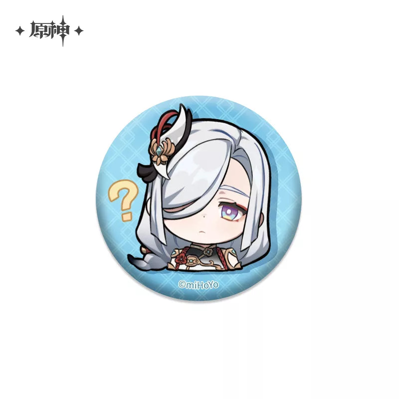 Genshin Impact Chibi Character Badge | Pearl-light Badge | Multi Characters