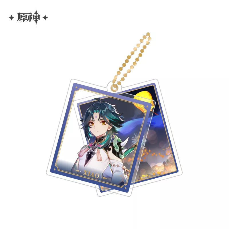 Genshin Impact Characters Double Piece Pendant