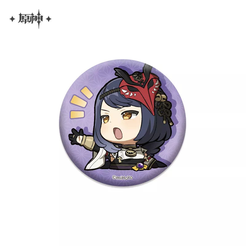 Genshin Impact Chibi Character Badge | Pearl-light Badge | Multi Characters