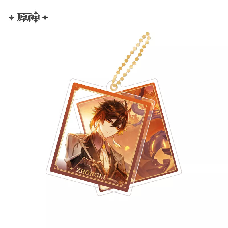 Genshin Impact Characters Double Piece Pendant