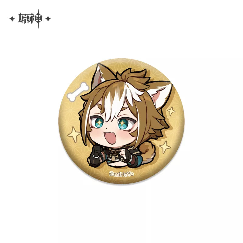 Genshin Impact Chibi Character Badge | Pearl-light Badge | Multi Characters