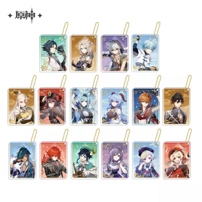 Genshin Impact Character Thick Acrylic Pendant