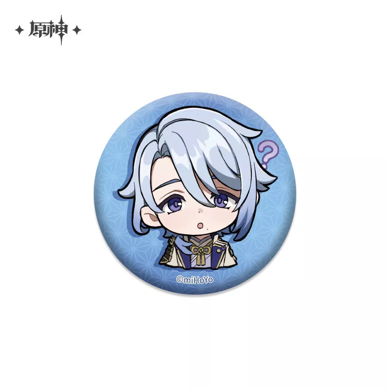 Genshin Impact Chibi Character Badge | Pearl-light Badge | Multi Characters