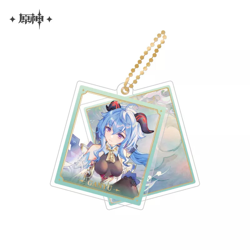 Genshin Impact Characters Double Piece Pendant